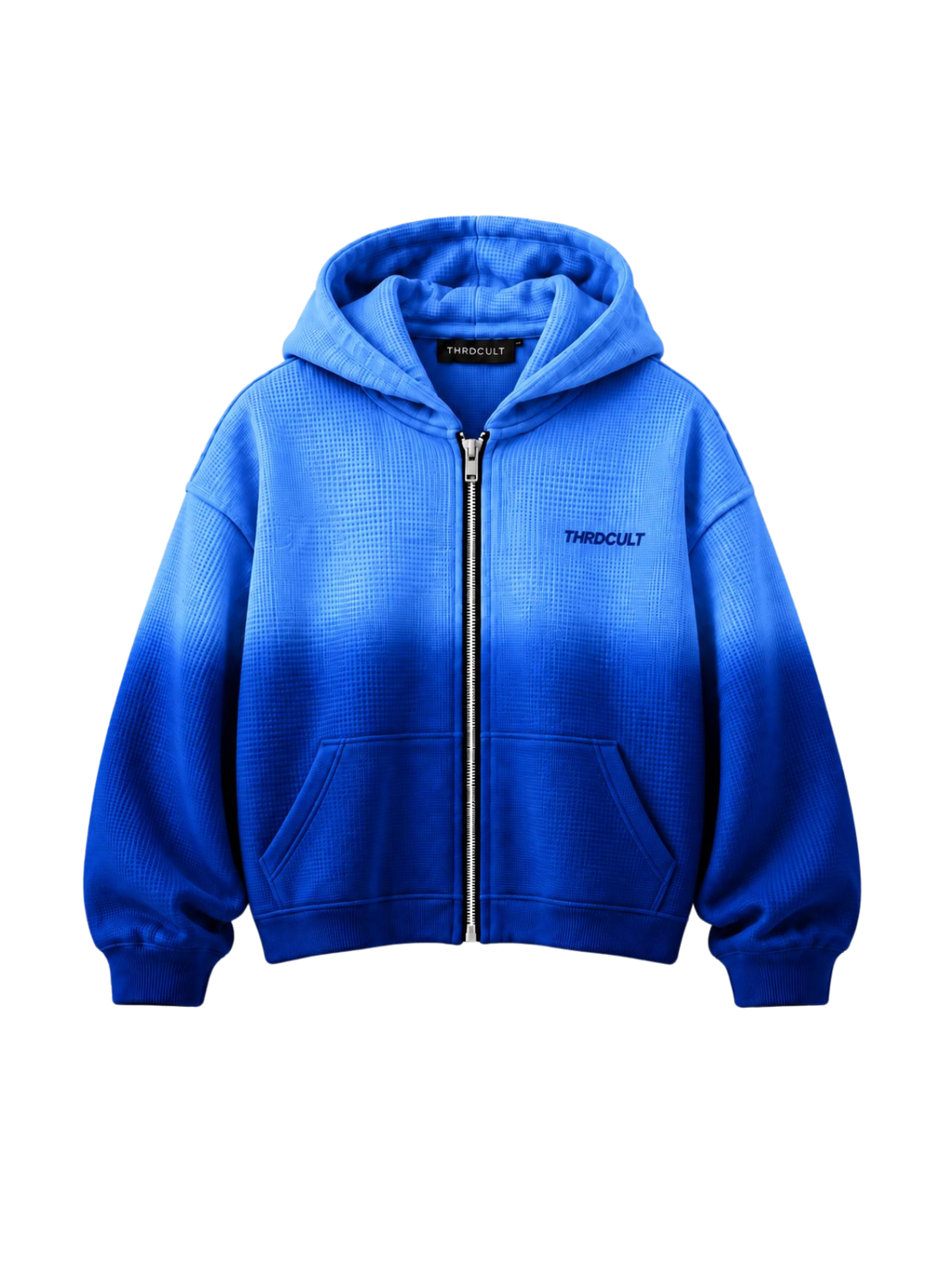COBALT HAZE WAFFLE HOODIE
