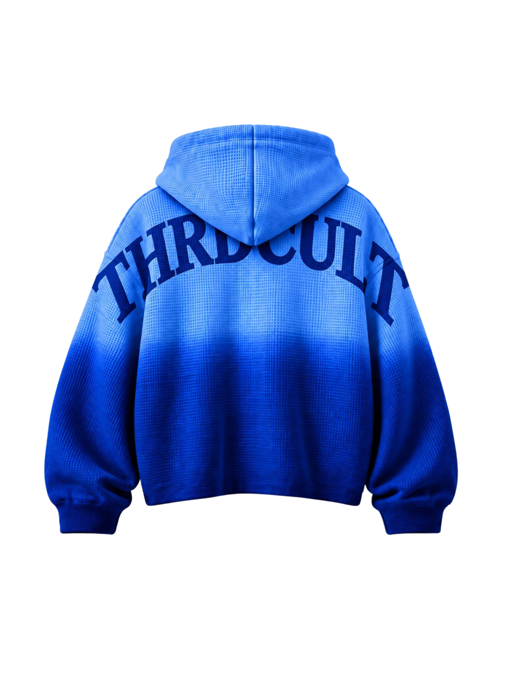 COBALT HAZE WAFFLE HOODIE