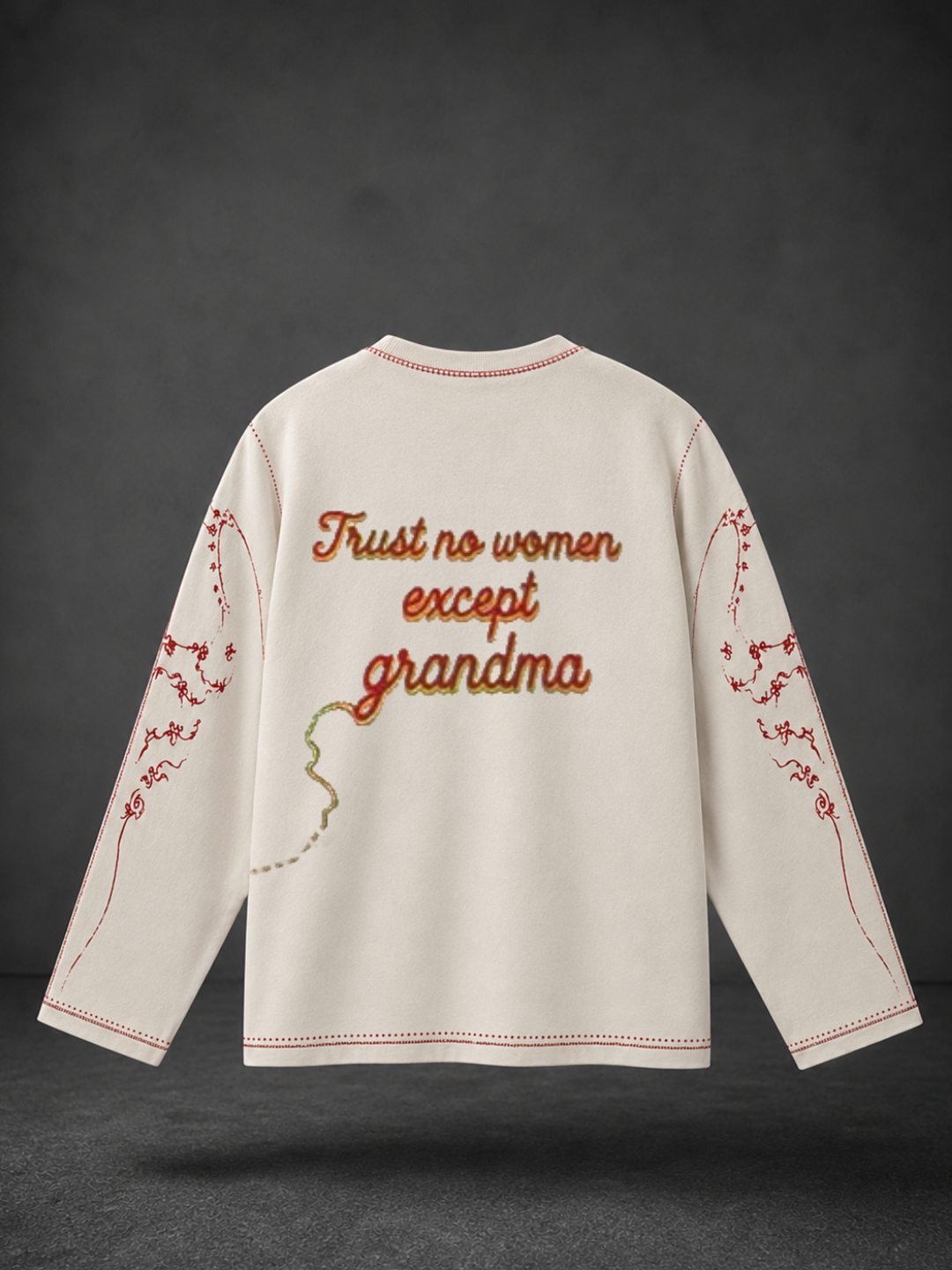 GRANDMA STITCHED LONG SLEEVE
