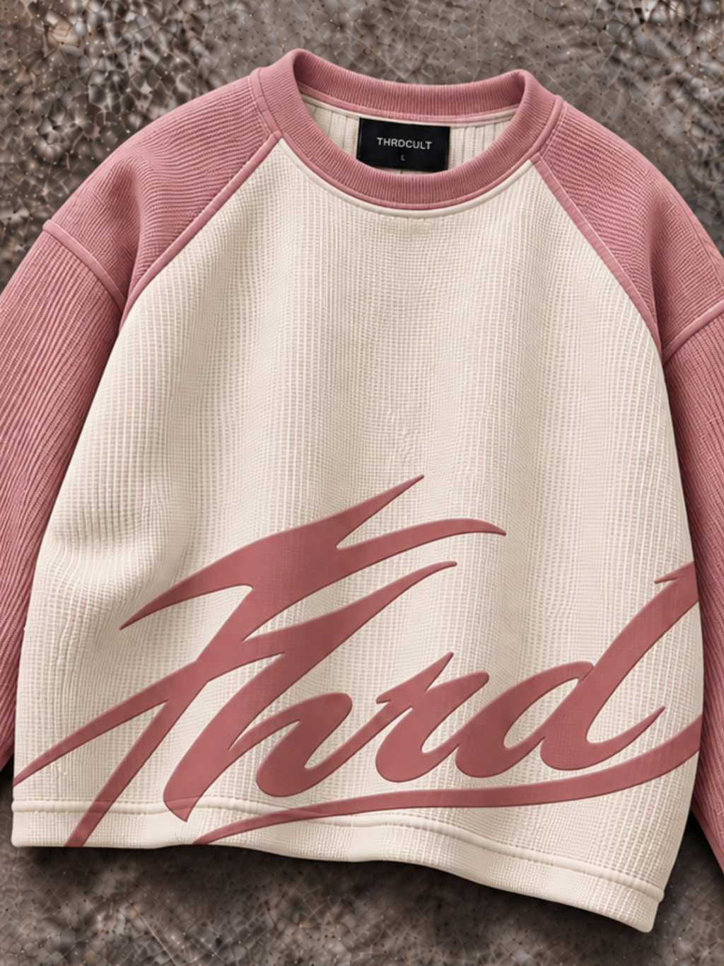 THRD CULT SCRIPT WAFFLE - DUSTY ROSE