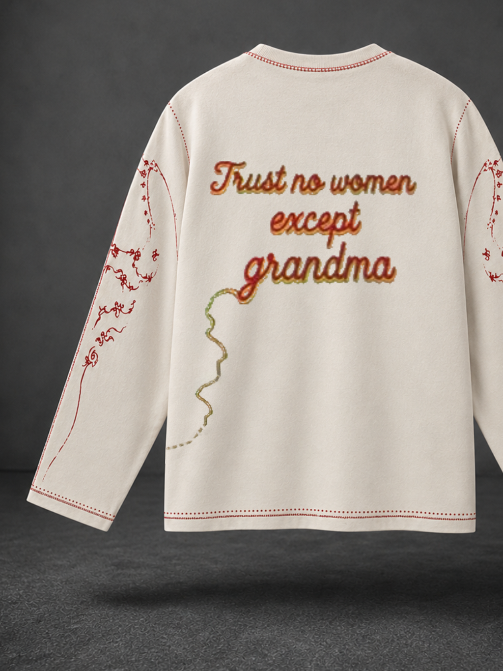 GRANDMA STITCHED LONG SLEEVE