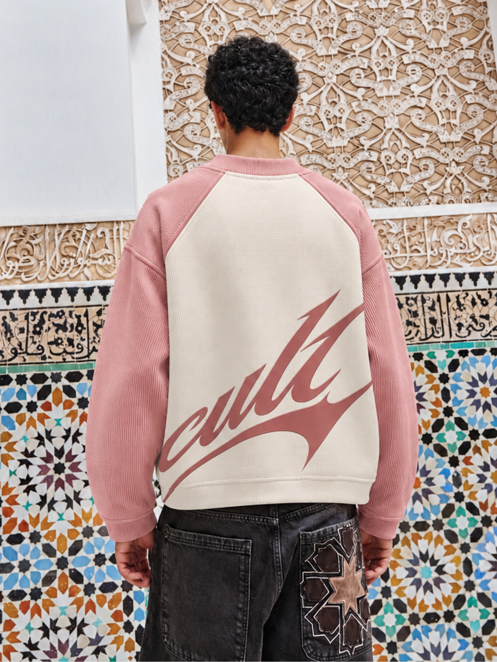 THRD CULT SCRIPT WAFFLE - DUSTY ROSE