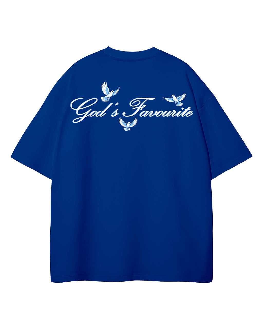 God’s Favourite - Blue Oversized Tee