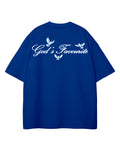 God’s Favourite - Blue Oversized Tee