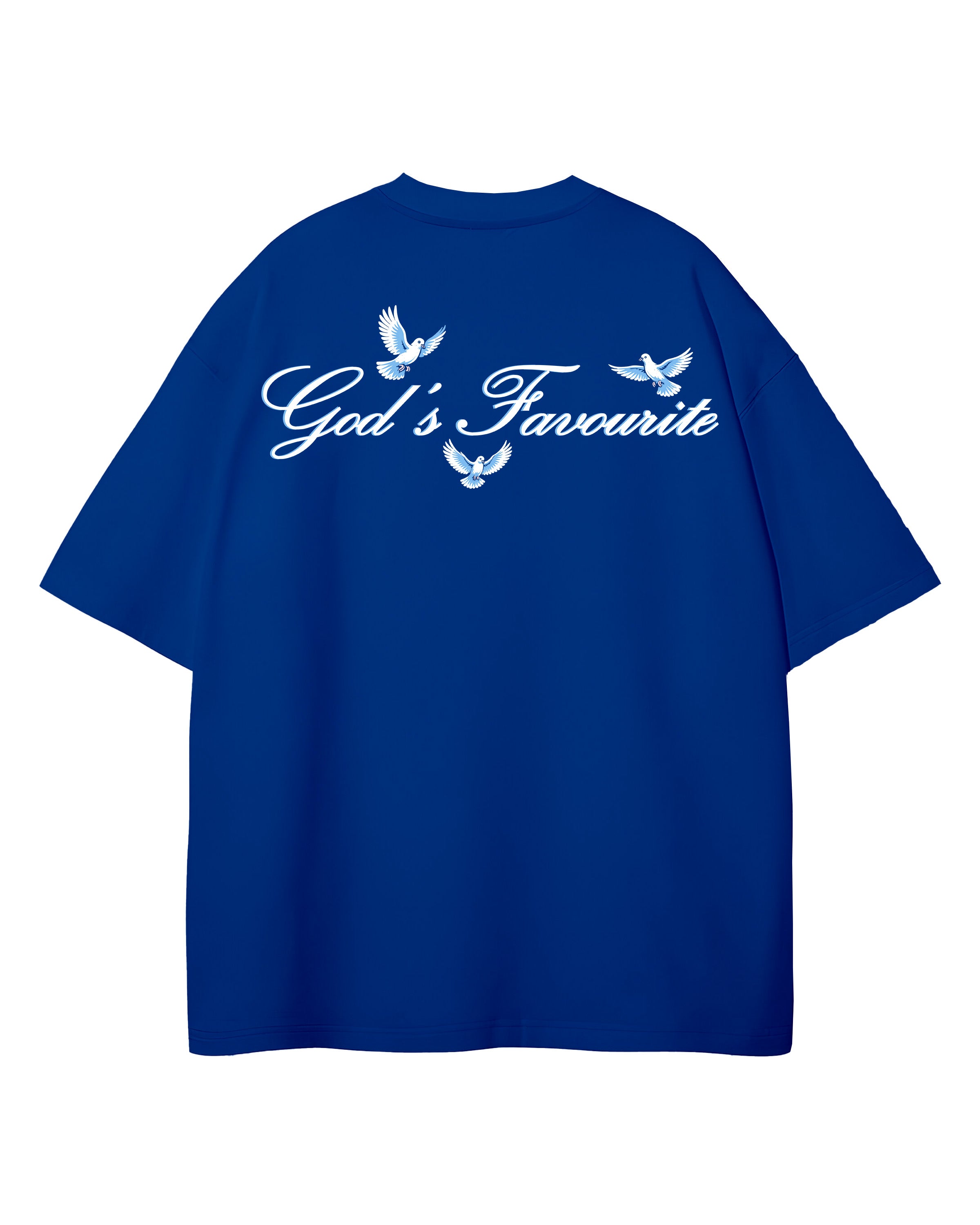 God’s Favourite - Blue Oversized Tee