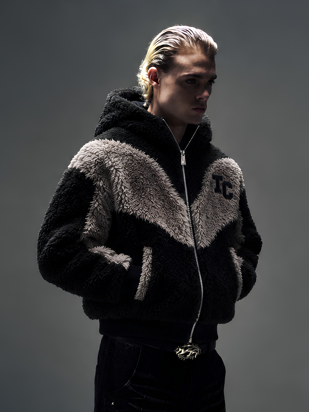 MONO SHERPA HOODIE