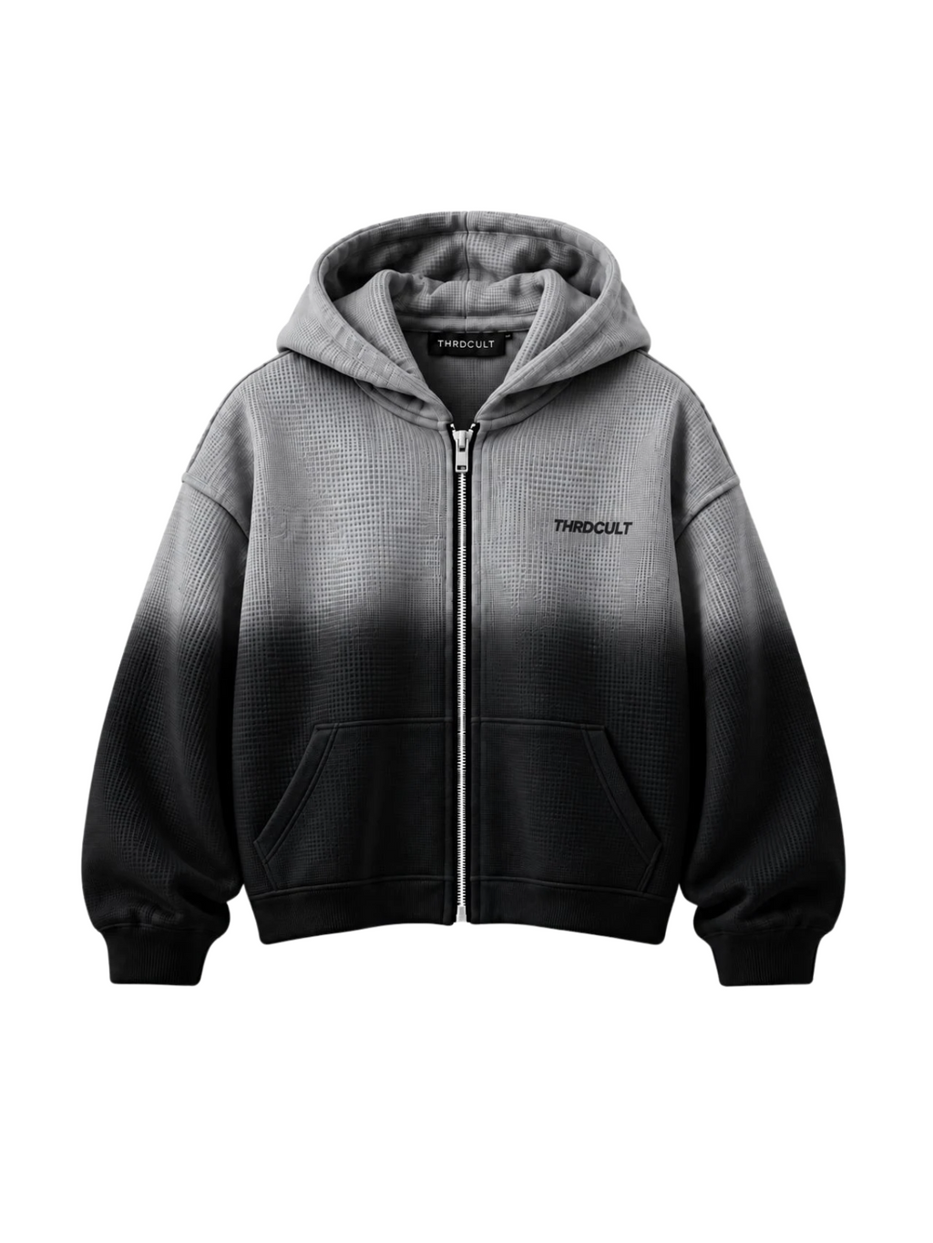 SHADOW FADE WAFFLE HOODIE