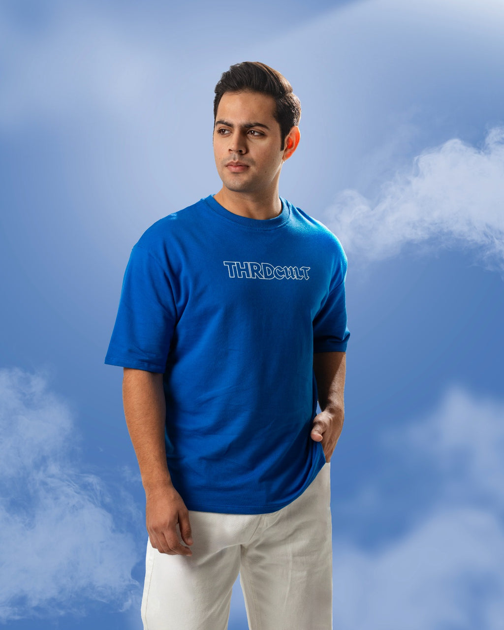 God’s Favourite - Blue Oversized Tee