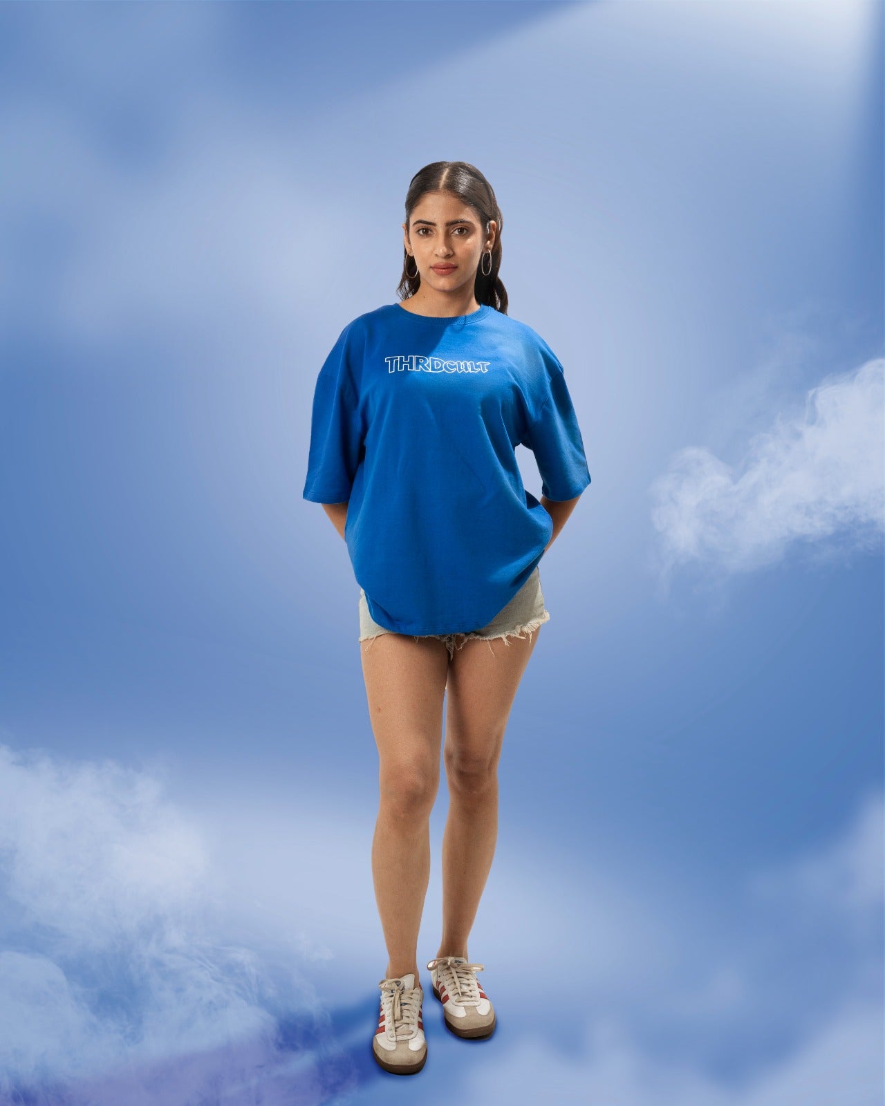 God’s Favourite - Blue Oversized Tee